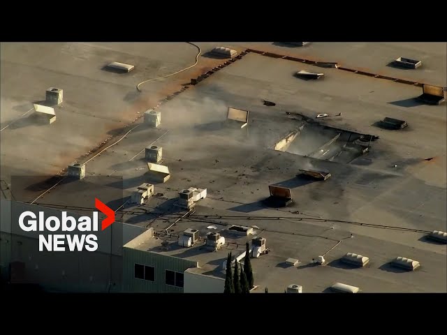 ⁣California plane crash: 2 dead, 20 injured after aircraft hits warehouse