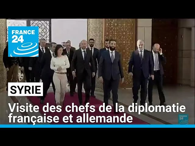 ⁣Syrie : visite des chefs de la diplomatie française et allemande • FRANCE 24