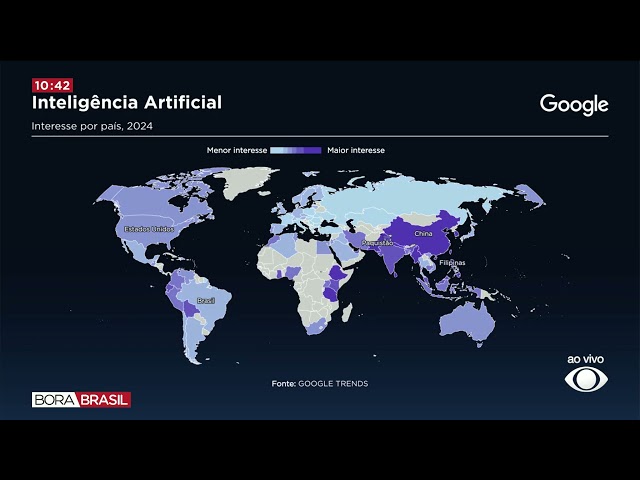 ⁣Tendência! Interesse pela Inteligência Artificial aumenta 50% em um ano