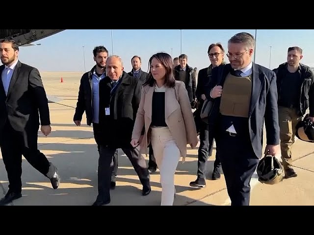 ⁣Primera visita oficial de los ministros de Asuntos Exteriores de Alemania y Francia a Siria