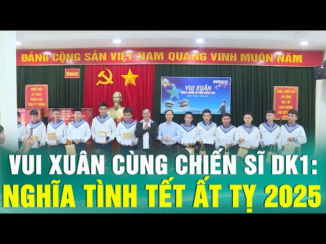 ⁣Vui xuân cùng chiến sĩ DK1: Nghĩa tình Tết Ất Tỵ 2025