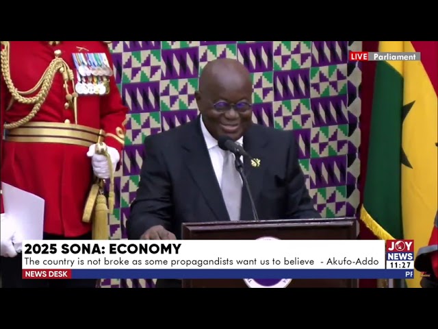 ⁣The crisis is over, the economy has recovered strongly - Pres. Akufo-Addo