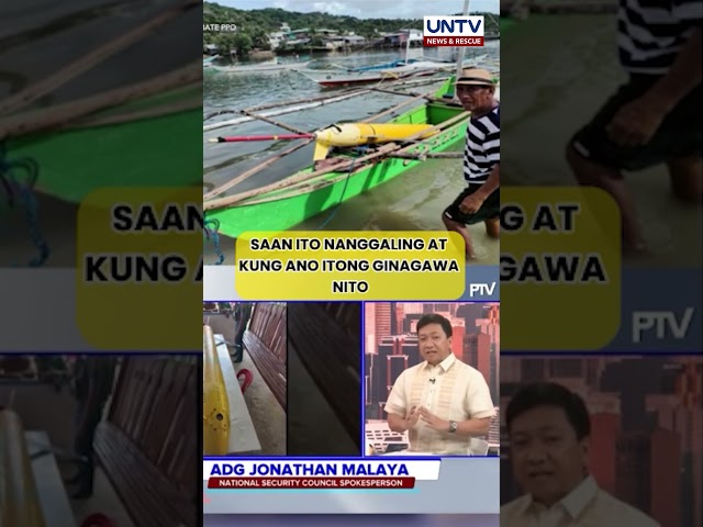 ⁣Submarine drone na nakita sa Masbate, ginagamit sa surveillance at reconnaissance – NSC