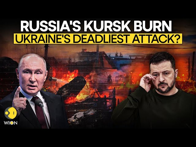 ⁣Russia-Ukraine War: Ukraine's Deadly Move, Strikes Command Post In Russia's Kursk Region |