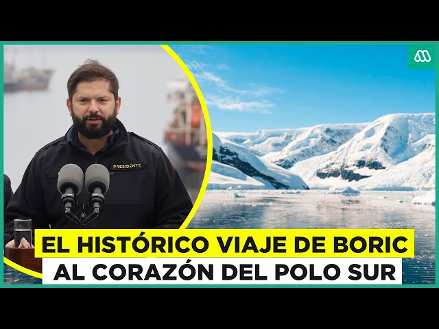 ⁣Operación "Estrella Polar 3": El histórico viaje de Boric al corazón del Polo Sur