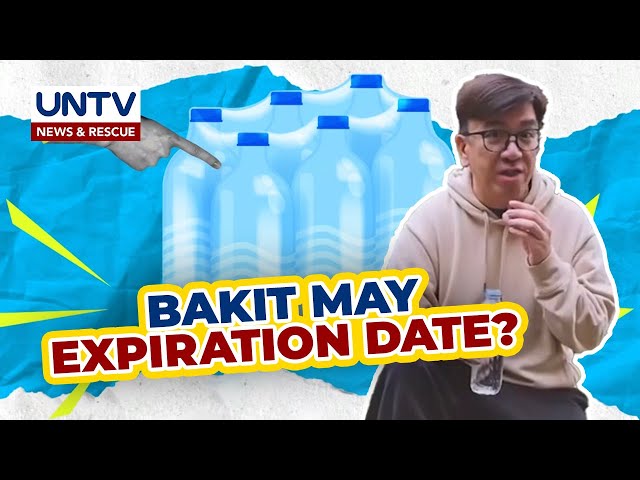 ⁣ALAMIN: Bakit may expiry date ang bottled water kung hindi naman ‘napapanis’ ang tubig?