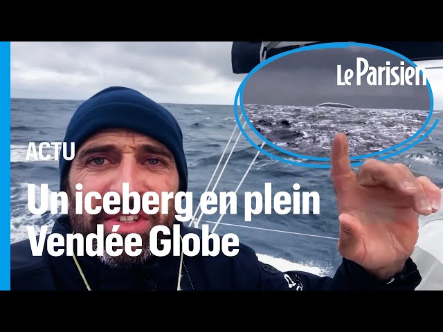 ⁣« Les émotions, put*** » : des skippers du Vendée Globe croisent un iceberg