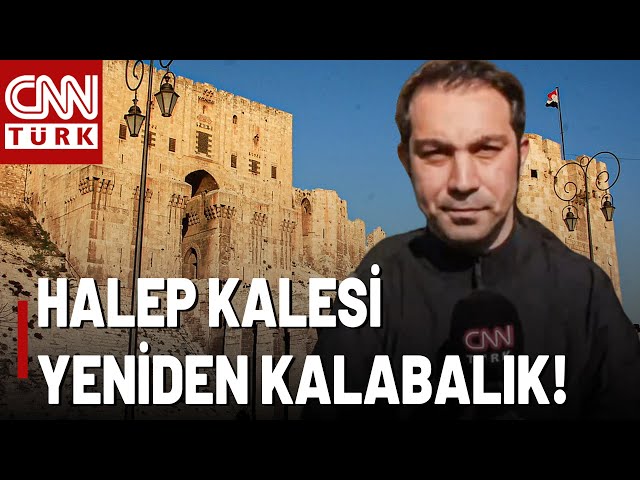 ⁣Suriye'de Hayat Normale Dönüyor! CNN TÜRK Sembol Olan Halep Kalesinden Aktardı