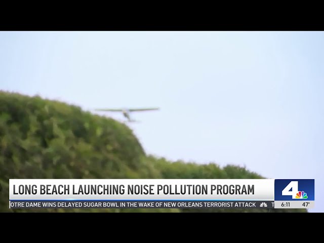 ⁣Long Beach launching noise pollution program