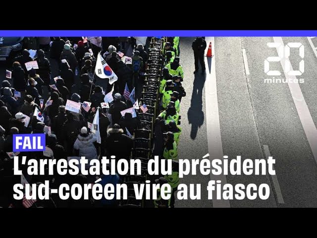 ⁣Corée du Sud : Pourquoi l’arrestation du président déchu Yoon a viré au fiasco ?