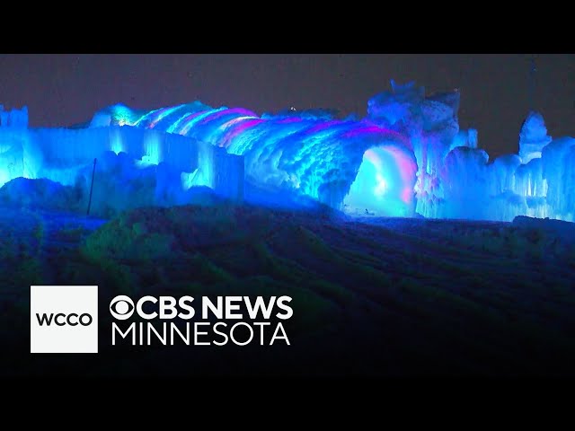 ⁣Ice Castles open Friday at Minnesota State Fairgrounds