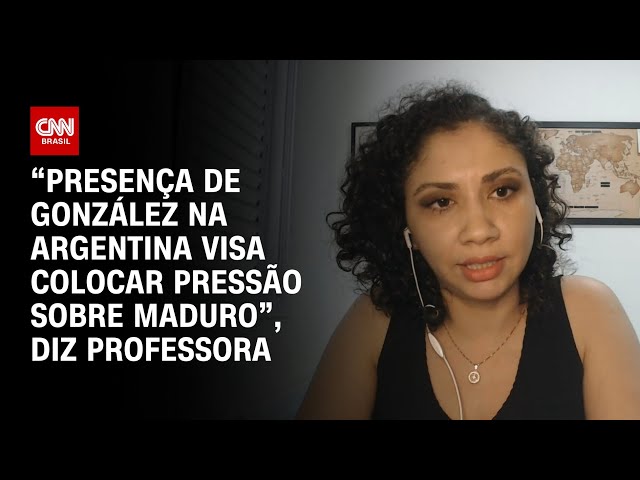 ⁣“Presença de González na Argentina visa colocar pressão sobre Maduro”, diz professora | BASTIDORES