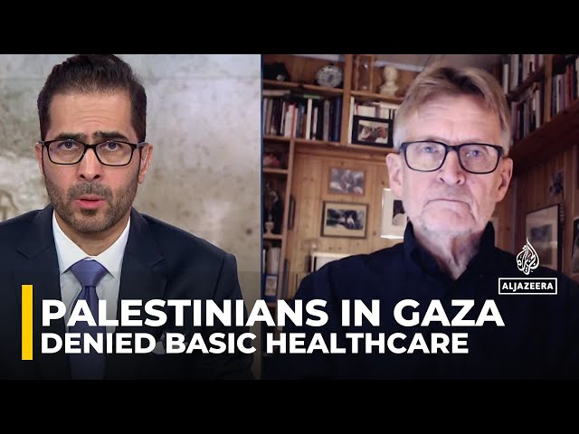 ⁣Palestinians in Gaza denied basic healthcare amid conflict