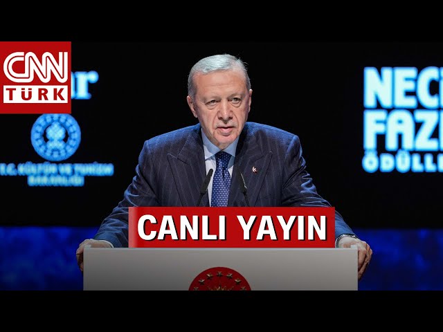 ⁣Cumhurbaşkanı Erdoğan 11. Necip Fazıl Ödülleri Töreninde! #CANLI