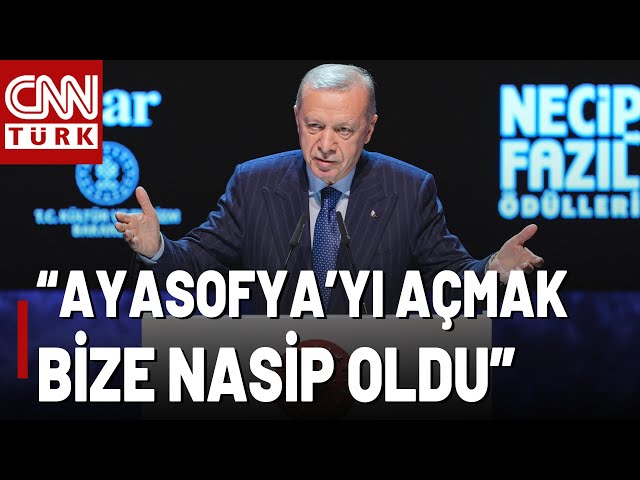 ⁣Erdoğan 11. Necip Fazıl Ödül Töreninde Konuştu! "Üstad "Bir Gün Açılacak" Demişti, Ge