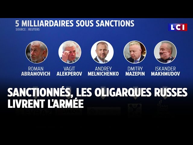 ⁣Sanctionnés, les oligarques russes livrent l'armée｜LCI