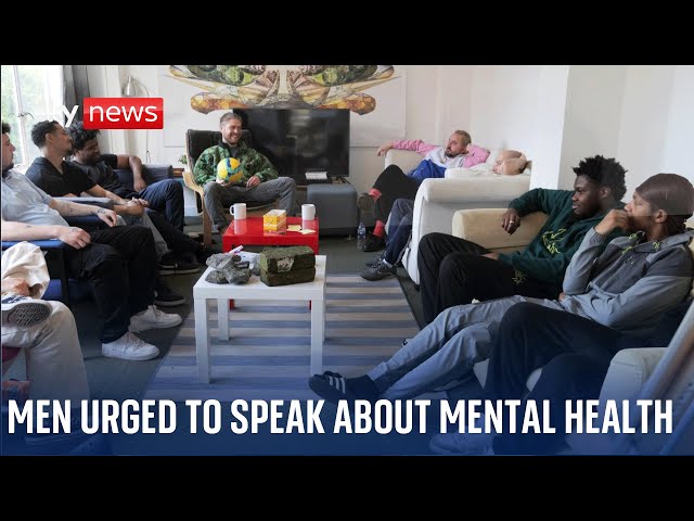 ⁣'Don't man up, talk it through' - men urged to confront mental health problems