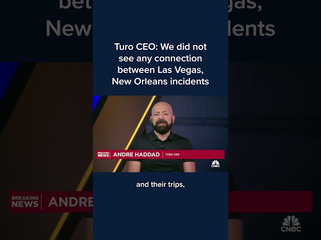 ⁣Turo CEO: We did not see any connection between Las Vegas, New Orleans incidents