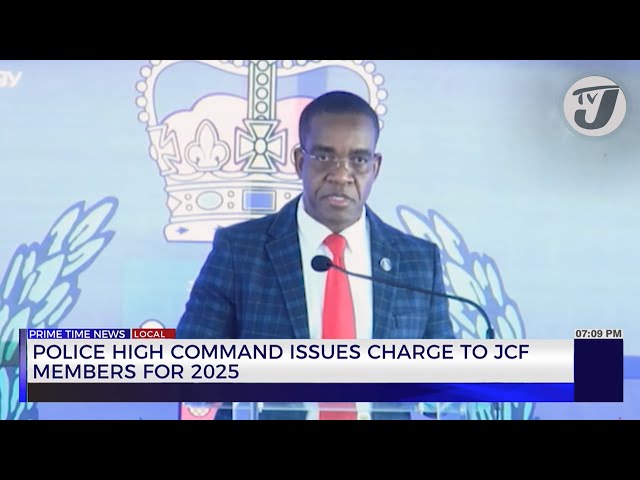 ⁣Police High Command Issues Charge to JCF Members for 2025 | TVJ News