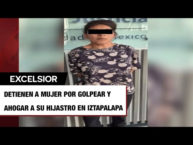 ⁣Detienen a mujer que golpeó y ahogó a su hijastro de 5 años en Iztapalapa, CDMX