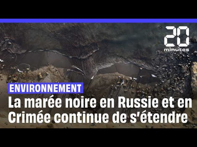 ⁣Mer Noire : La marée noire en Russie et en Crimée continue de s’étendre