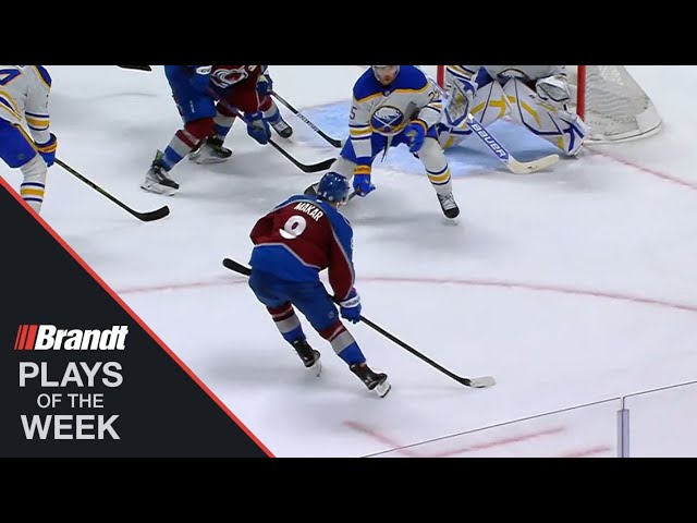 ⁣Cale Makar Shows Off Nasty Hands With Bar Down Finish | NHL Plays Of The Week