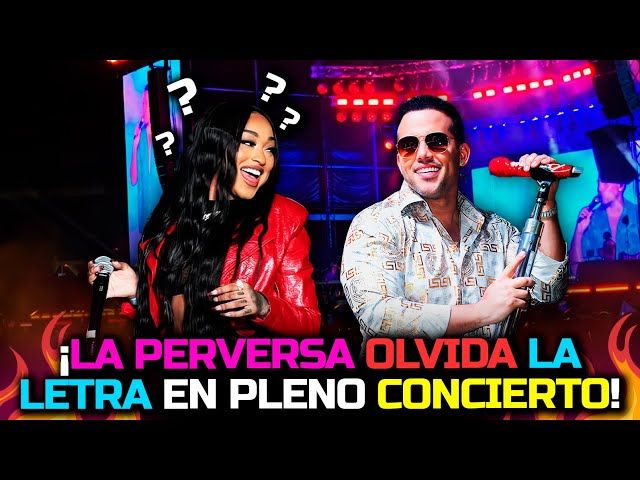 ⁣¡La Perversa olvida la letra del Blachy en pleno concierto de Romeo Santos | Vive el Espectáculo