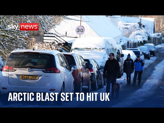 ⁣UK braced for arctic blast as charity warns over winter fuel payment cut