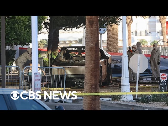 ⁣Las Vegas officials give update on Tesla Cybertruck explosion investigation | full video