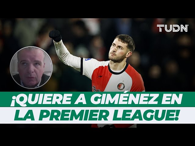 ⁣¡Dennis Te Kloese espera que Santiago Giménez salte de Feyenoord a Inglaterra! | TUDN