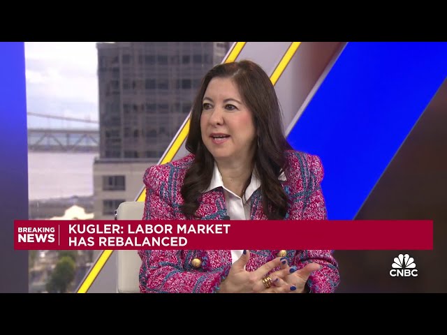 ⁣Labor market gradually cooling, but remains resilient, says Fed Governor Adriana Kugler