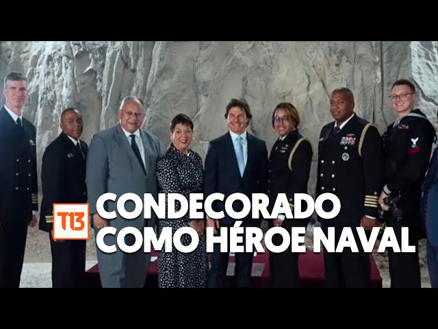 ⁣Tom Cruise fue condecorado como héroe naval por la Armada de Estados Unidos