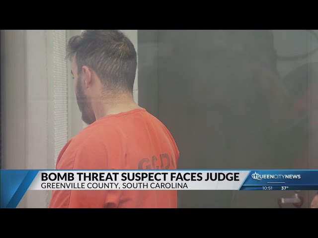 ⁣SC I-85 bomb threat suspect faces judge