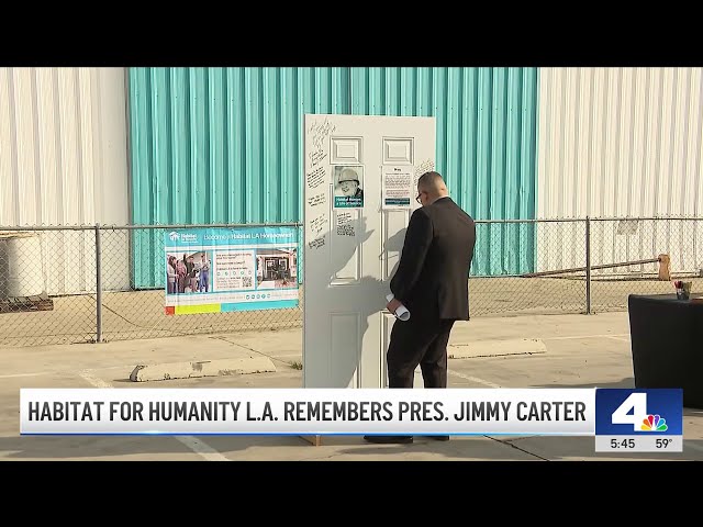 ⁣Los Angeles nonprofit remembers former President Jimmy Carter