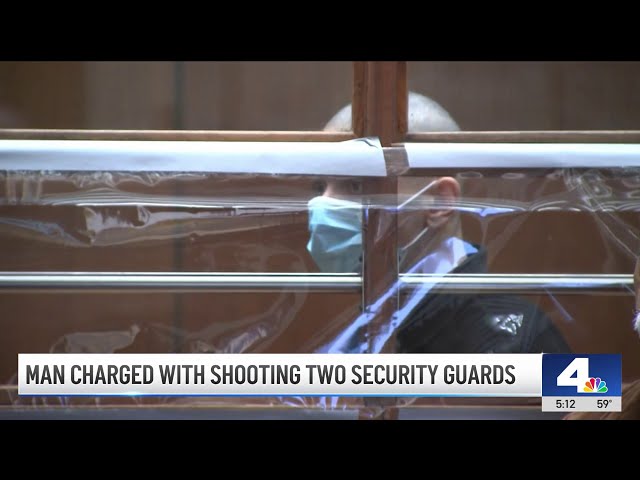 ⁣Man charged with shooting two Target security guards in downtown LA