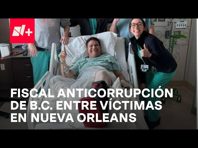 ⁣Fiscal anticorrupción de Baja California, Javier Salas, y su esposa, entre víctimas en Nueva Orleans