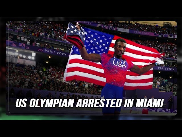 ⁣US Olympic sprinter Fred Kerley arrested after altercation with police in Miami | ABS-CBN News