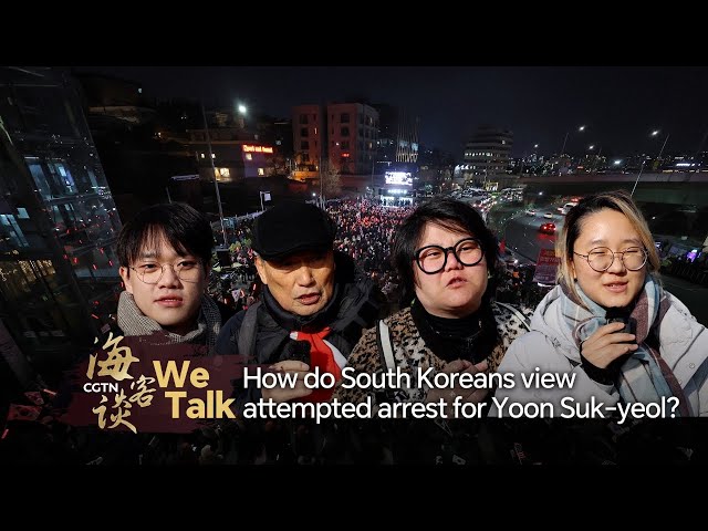 ⁣We Talk: How do South Koreans view attempted arrest for Yoon Suk-yeol?