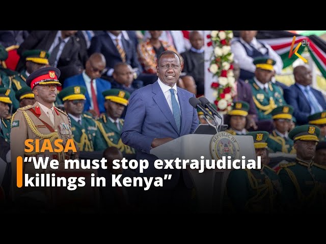 ⁣The government has taken decisive action to tame extrajudicial killings – Ruto