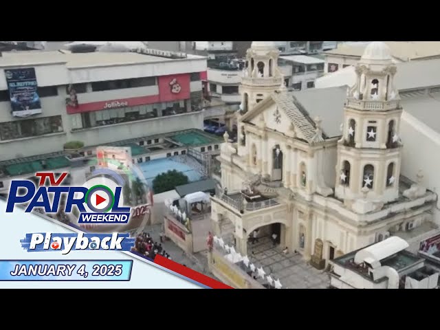 ⁣TV Patrol Weekend Playback | January 4, 2025