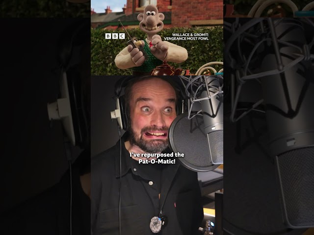 ⁣Watch Ben Whitehead record Wallace’s voice for Vengeance Most Fowl