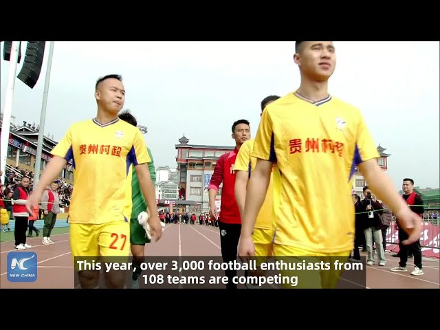 ⁣A glimpse into new season of China's Village Super League