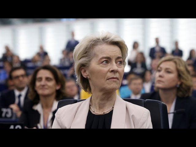 ⁣Von der Leyen cancels appointments for two weeks after falling ill with 'severe pneumonia'