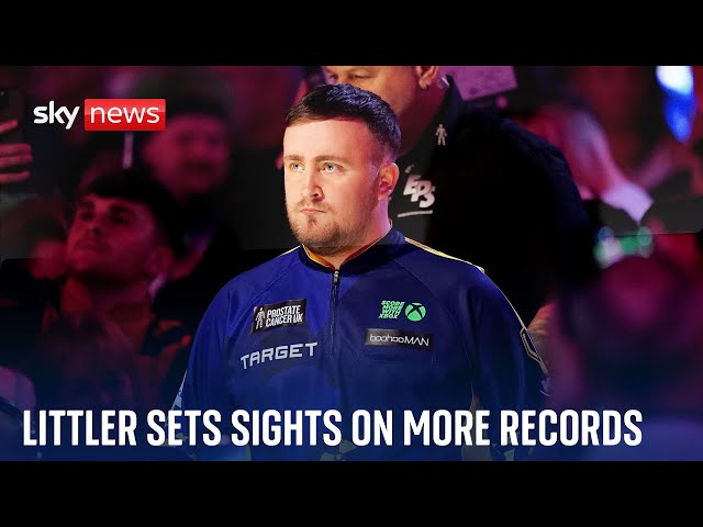 ⁣'Deep down I want to break Phil Taylor's record', says Luke Littler