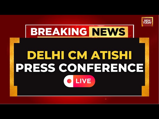 ⁣AAP LIVE: Delhi CM Atishi Addresses Crucial Press Conference | Atishi PC LIVE | India Today LIVE