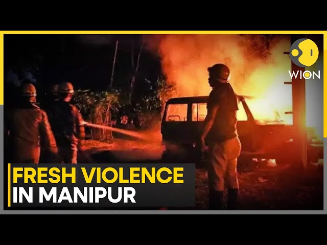 ⁣Fresh Violence In Manipur: SP, Several Officers Injured | World News | WION