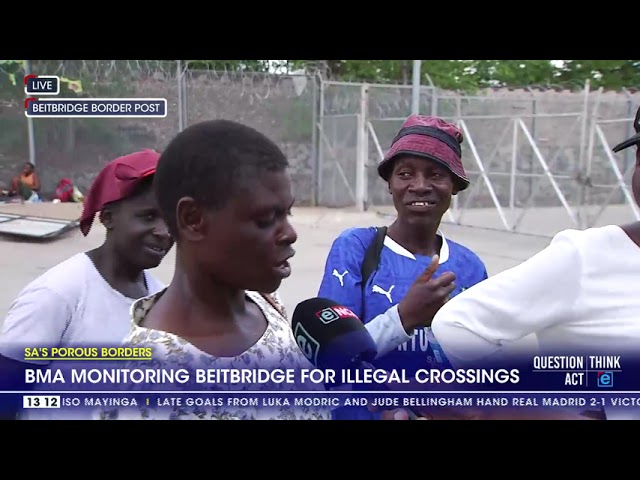 ⁣BMA monitoring Beitbridge for illegal crossings