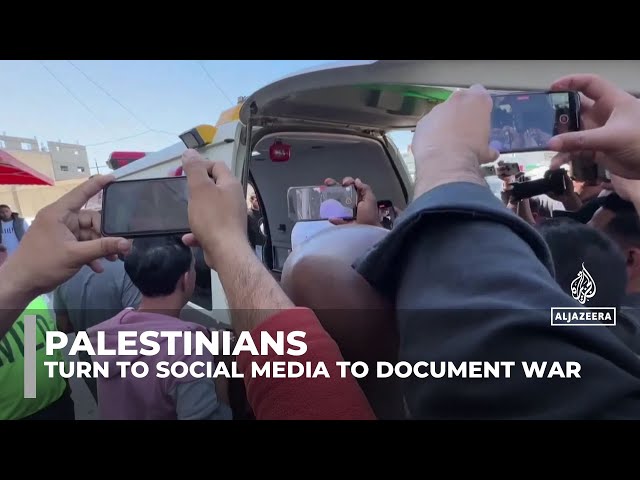 ⁣Digital war: Palestinian influencers documenting the conflict