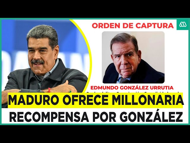 ⁣Hay una millonaria recompensa: Gobierno de Maduro va por la captura de Edmundo González