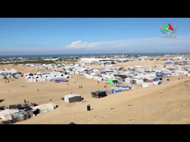 ⁣Ghaza terrain d'horreur : L'armée d'occupation sioniste bombarde et dévaste sans dist